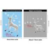 Christmas Tree Reindeer Decorations, Electrostatic Glass Door Decorations, Atmosphere Window Stickers, Window Flower Stickers