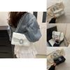 Modern Crossbody Chic Bag In Classic Colors Featuring Elegant Chain Strap And Soft Texture