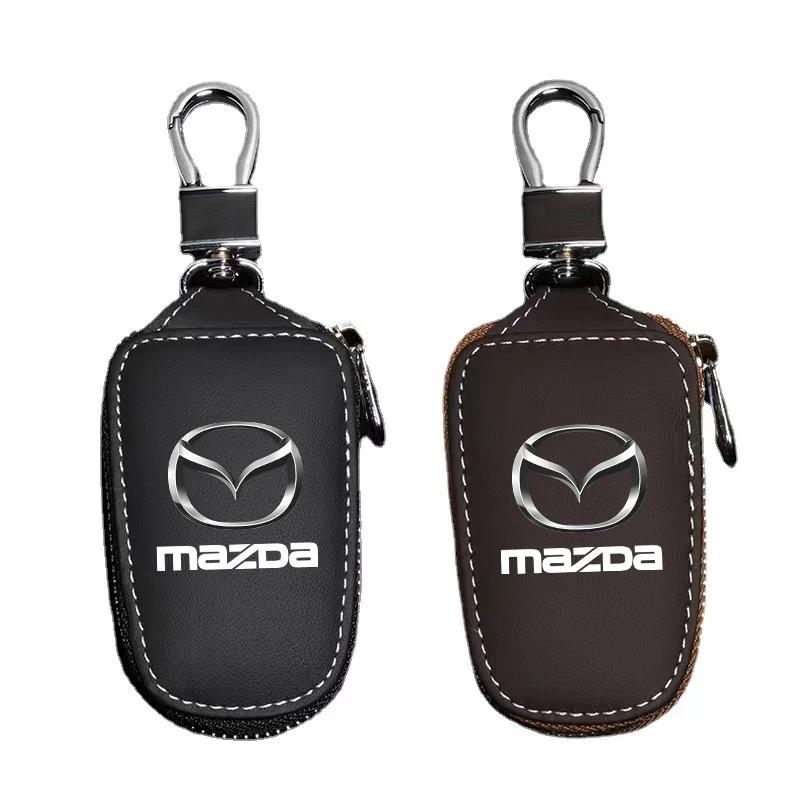 2025 Gorący Odporny Na Kolor Premium Inteligentne Etui na Brelok Samochodowy Pyłoszczelny Organizer na Klucze Samochodowe Do Mazda 6 3 CX5 5 323 CX7 Demio Atenza Axela