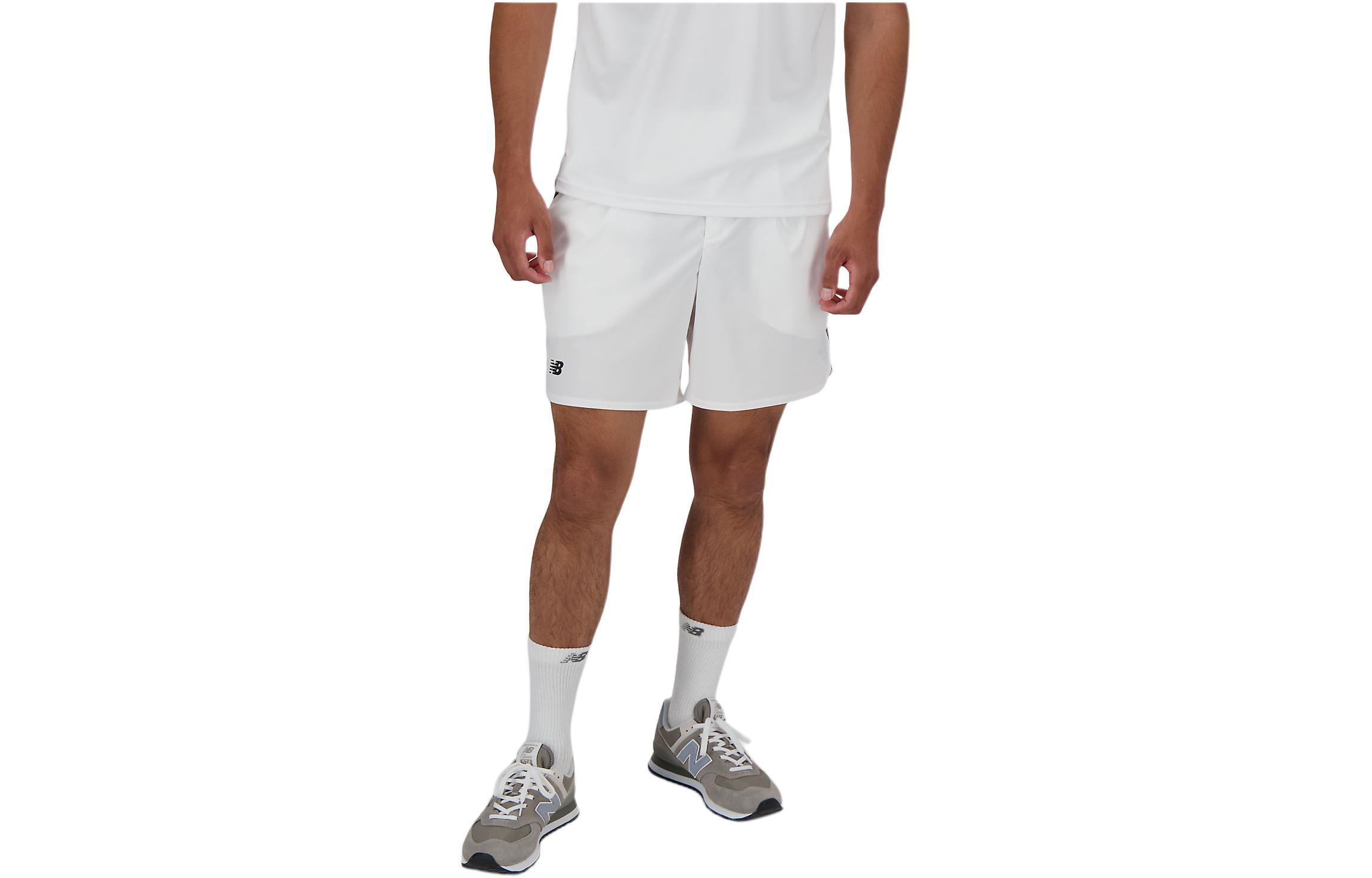 New Balance Tournament Short Casual Shorts Men s White MS41401-WT L