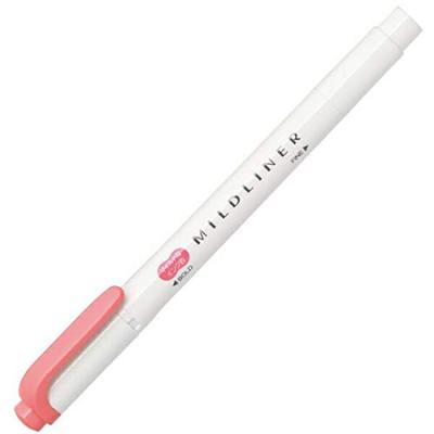 Mildliner Highlighter Mild Coral of Pen, Pink, WKT7-MCOP [Set 10]