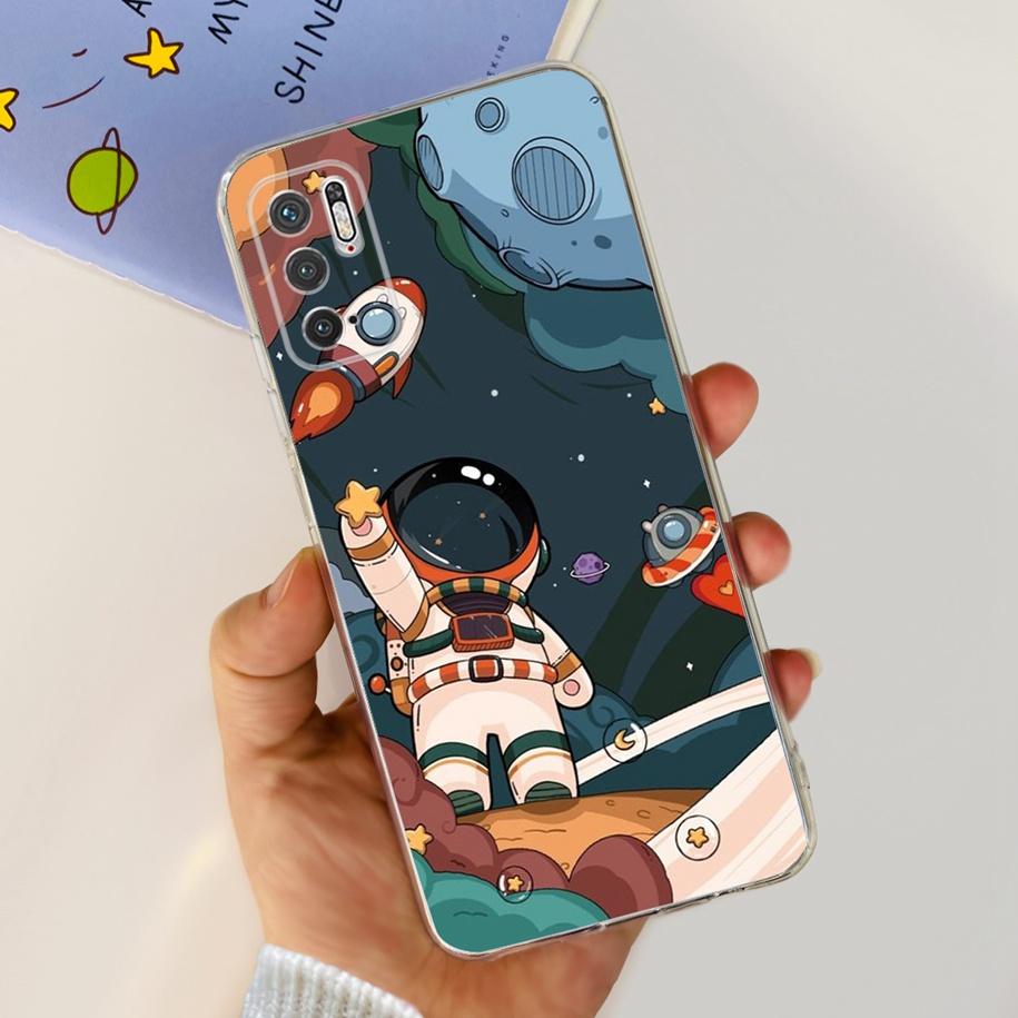 For Xiaomi Poco M3 Pro 5G Case 2021 Fashion Butterfly Space Bumper Soft Silicone Back Cover For Xiaomi Poco M3 Pro 4G Coque 6.5"