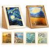Oil Painting Photo Frame Cat Bed Cat Scratch Board Wear Resistant Cat Toy Universal 3D Frame Cat Nest For All Seasons