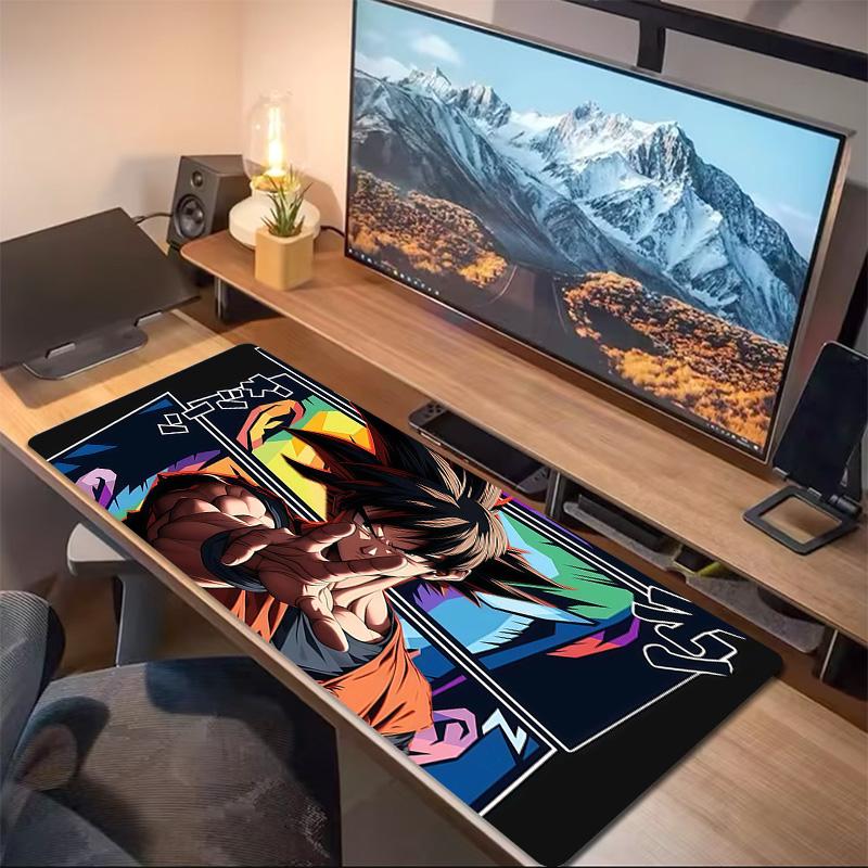 Dragon Ball Print Cushion Non-slip Laptop Tablet Big Mousepad XXL Mat Mini PC Playmat With Lock edge