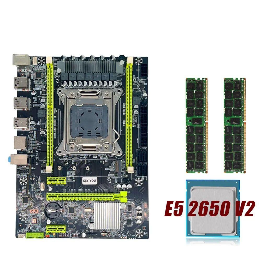 Cu Procesor Xeon E5 2650 V2 Placă de Bază X79Pro 8GB 2011 V2 Seturi Placă de Bază Suportând Servere