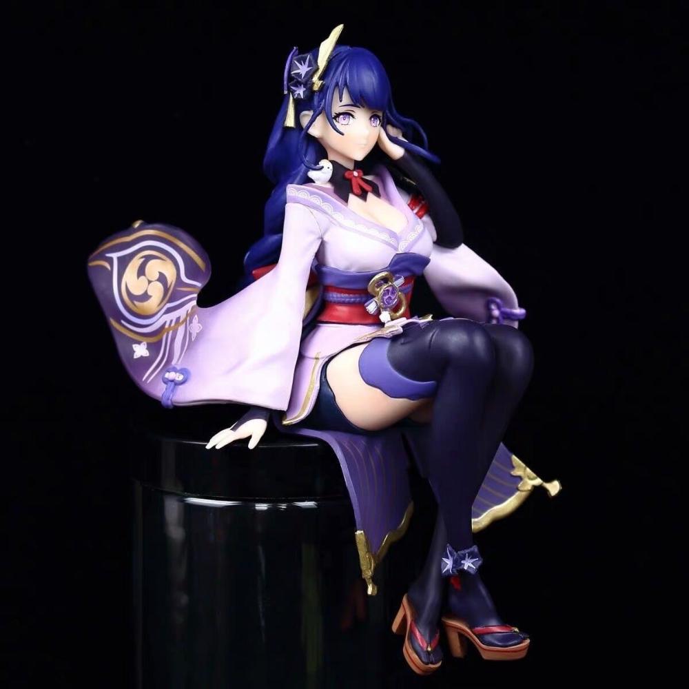 Genshin Impact Figma 18cm/7.09in Raiden Shogun Model Game Peripherals Cartoon Collectible Desk Ornaments Toys Table Top Doll