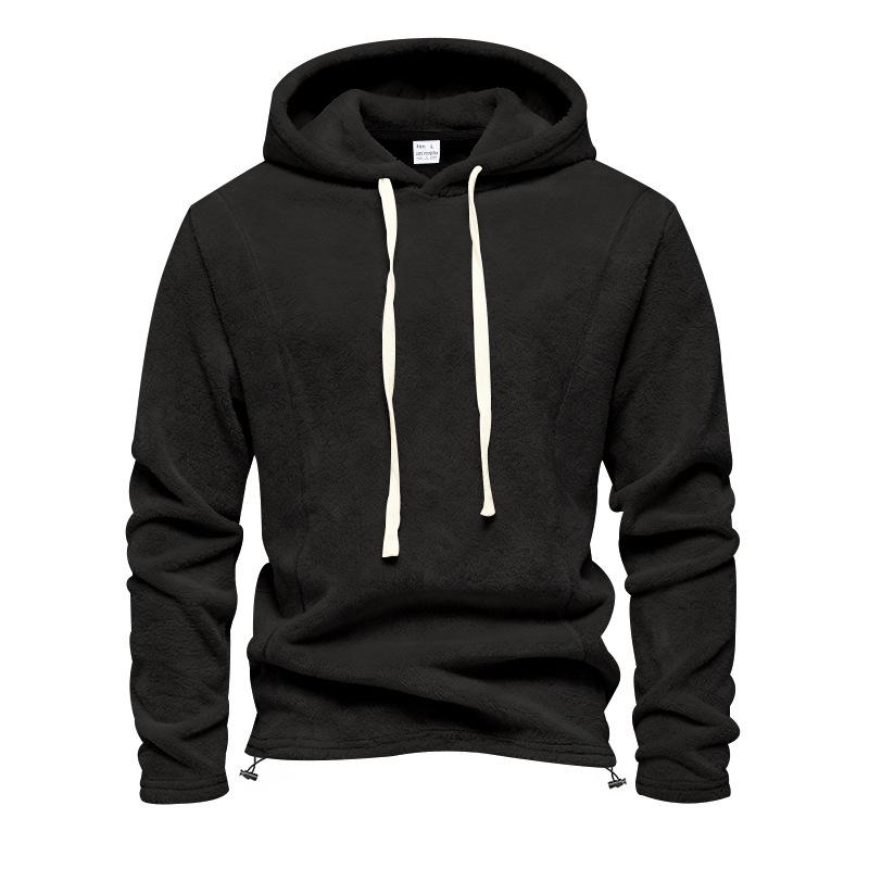 Men S Casual Long Sleeve Hooded Sweatshirt With Drawstring