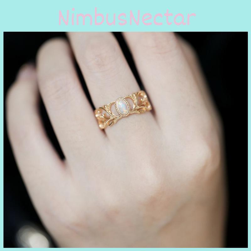 Stunning Retro Pattern Copper Ring For Women Adjustable Size Fashionable Geometry Design