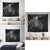 Hanging For Living Room Black & White Zebra Tapestry Modern Wall Art Wall Blanket Aesthetic Tapestrys Indoor Outdoor Tapestries