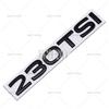 New  Styling 3D 230 280 330 380 TSI Metal Alloy Adhesive Emblem Rear Trunk Badge Fender Sticker Car Body Decal