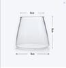 Japanese Glass Net Red Whiskey Beer Glass Home Breakfast Milk Juice CupWhisky Crystal Wine Glass Ins Cognac Brandy  Drinkware