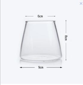 Japanese Glass Net Red Whiskey Beer Glass Home Breakfast Milk Juice CupWhisky Crystal Wine Glass Ins Cognac Brandy  Drinkware