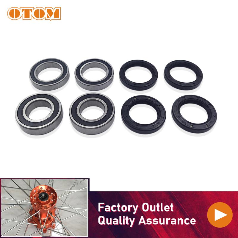 2Pair Motorcycle Front Rear Wheel Hub Bearing Oil Seal Gaskets Kit For KTM EXC SX SXF XC XCW HUSQVARNA FE TC TE Motocross Parts