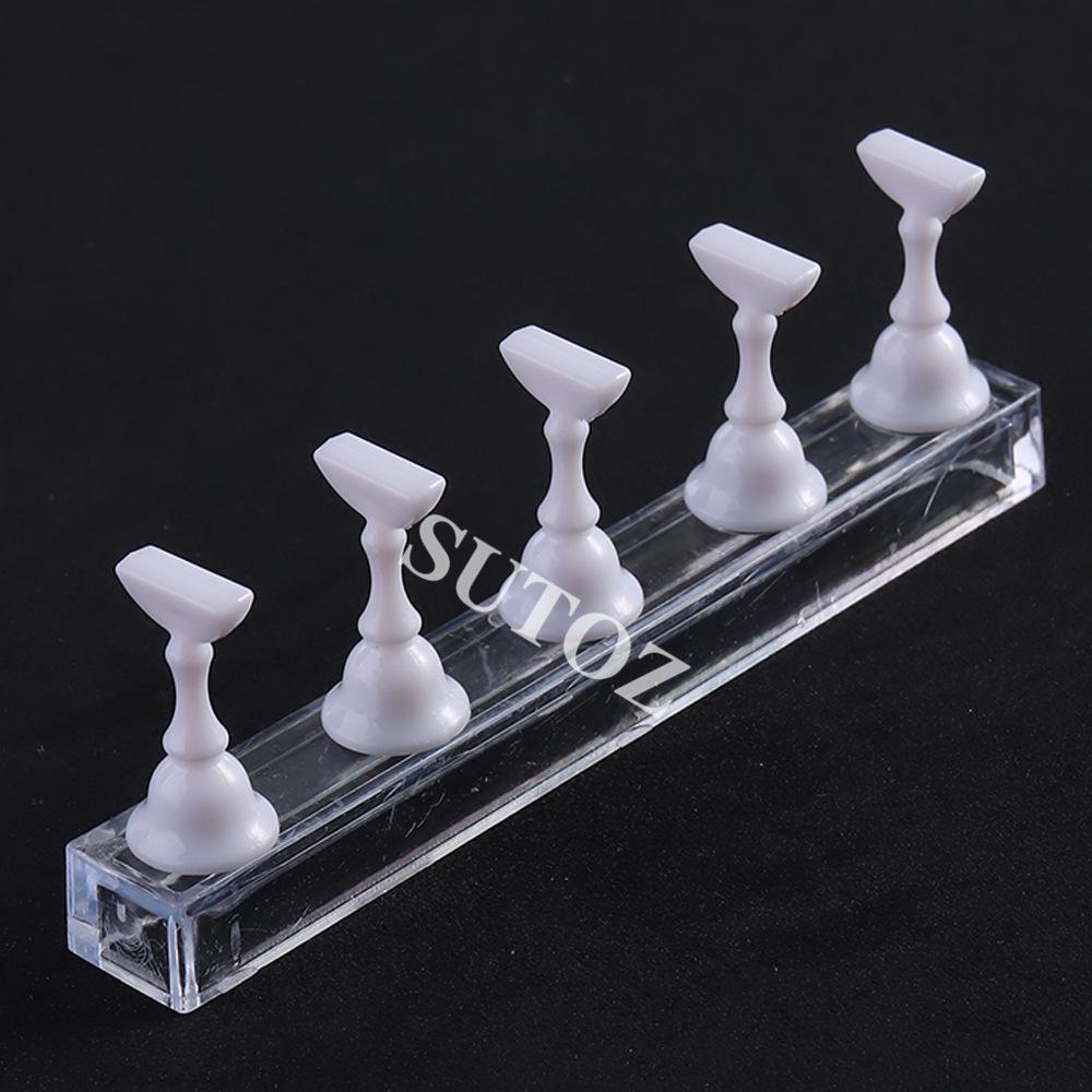 Nail Art Practice Tray with Strong Magnet and Wearable Crystal Pieces