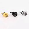 2Pcs Metal Guitar Strap Button Strap Fixing Pin With Fixing Screw Guitar Strap Lock Knob With Lock Classical Guitar