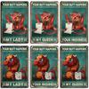 Artisian Your Butt Napkins Dragon Metal Sign Bathroom Funny Tin Plate Toilet Decorative Plaque Washing Room Wall Decor Garage