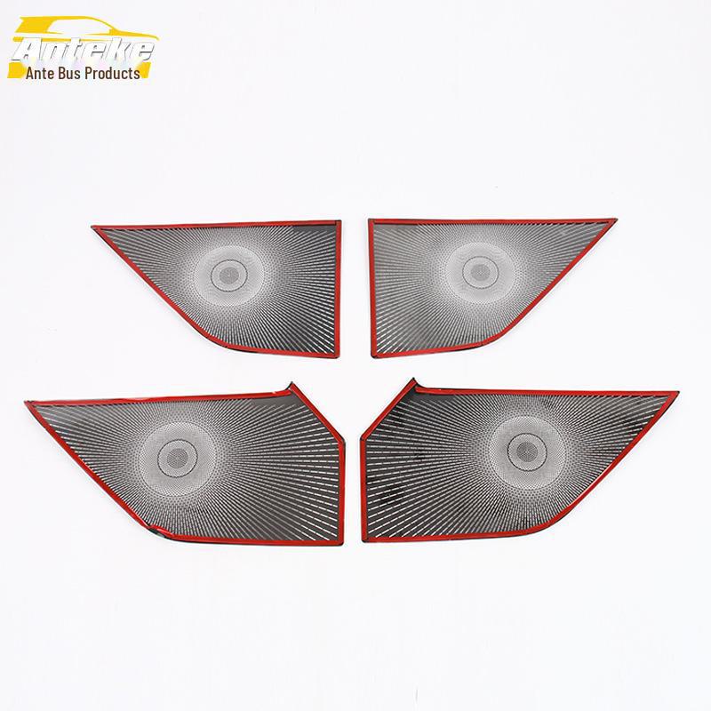 Great Wall 23 Haval H5 4-Door Speaker Cover: Stainless Steel Audio Box Panel Accessories
