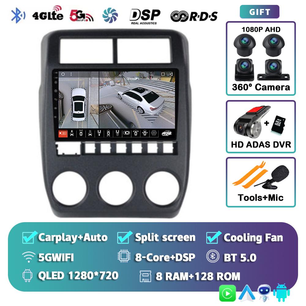 Android 14 Carplay Auto Car Radio For LADA NIVA 2022 Multimedia Video Player GPS Navigation 2 Din 4G+WIFI Stereo DSP No 2din DVD