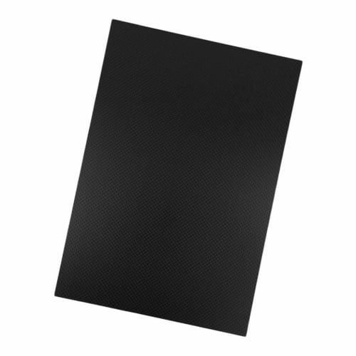 Fenteer 3K Carbon Fiber Plate, Carbon Fiber Laminate, Carbon Fiber Sheet, Glossy/Matte Surface for Kite and RC Airplane, 100% Carbon Fiber, 200x300mm,