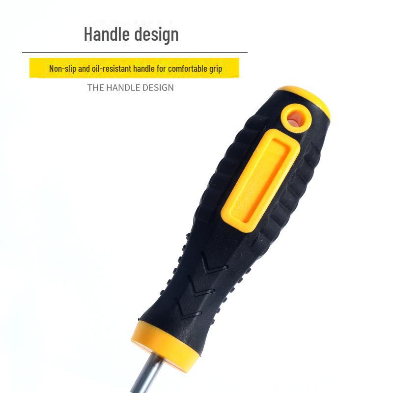 PH2 Non-Slip Handle Screwdriver: 4, 5, 6 Inch Cross Flat Tips
