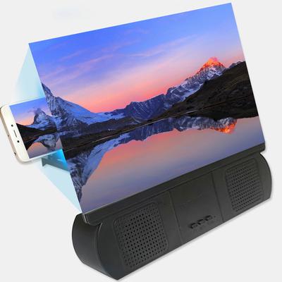 Lente d'ingrandimento per schermo 3D da 10 pollici con altoparlante Bluetooth Amplificatore per film per telefoni IOS Android Strumenti Accessori 215x186x28mm WWO