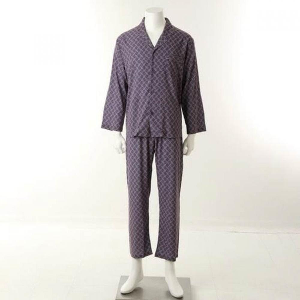 Venus 25aw Ultra Lightweight Polyester 30d Chain Print Couple Pajamas