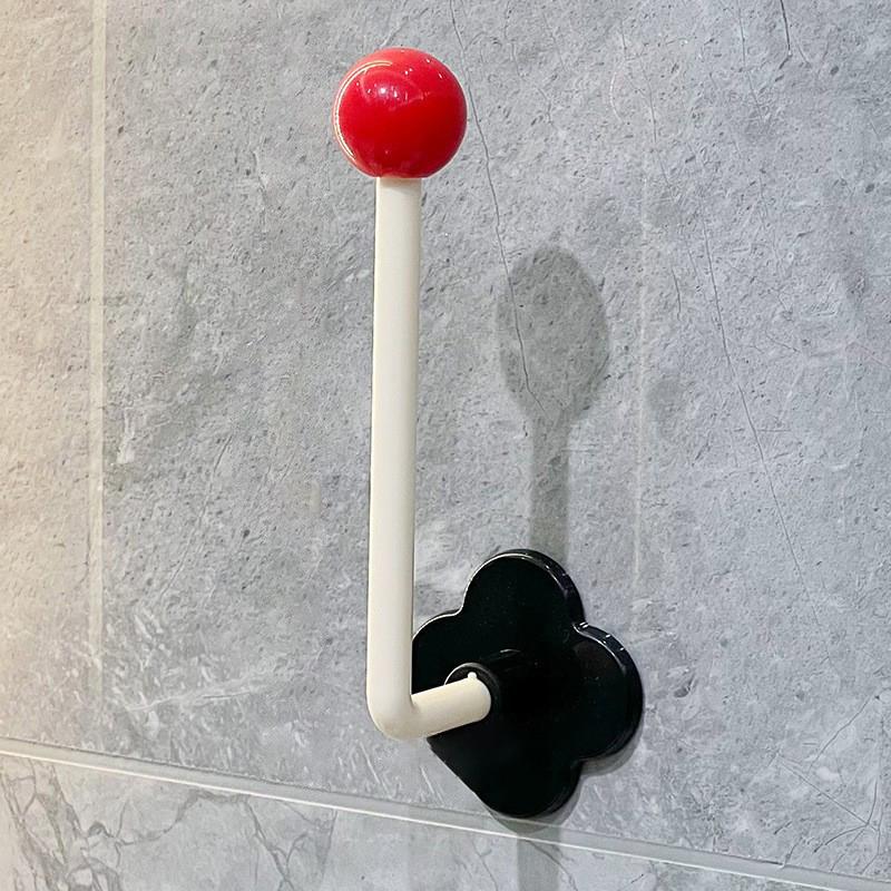 

Dopamine Wall Hair Rope Holder Rack Многоцелевой ювелирный органайзер для ожерелий и браслетов Стенд для ключей Крючок для вешалки для сумок красный