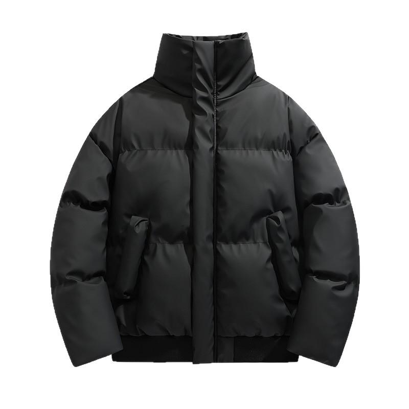 Cotton Clothes Men and Women with The Same Section of The Winter Thickened Men's Cotton Clothing Stand-up Collar Bread Jacket Jacket Men's Down Jacket