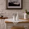Graceful Ceramic Pc 1 White Vase Flower Container Tabletop Home Tabletop Decorative Flowerware Living Room Decor