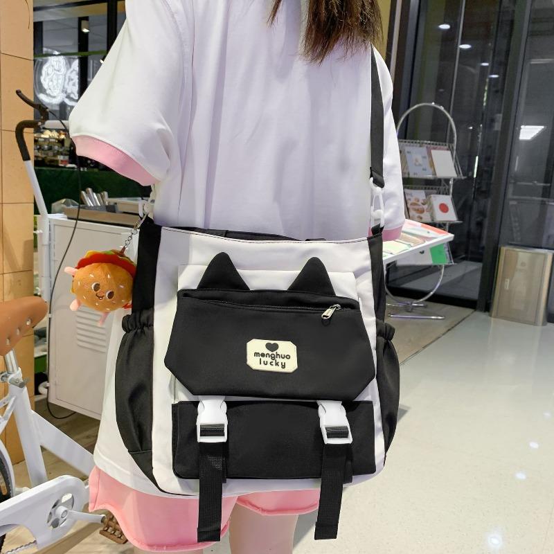 Cat ear tote bag new high school junior high school students women's anti-pickpocketing anti-theft women's bag new
