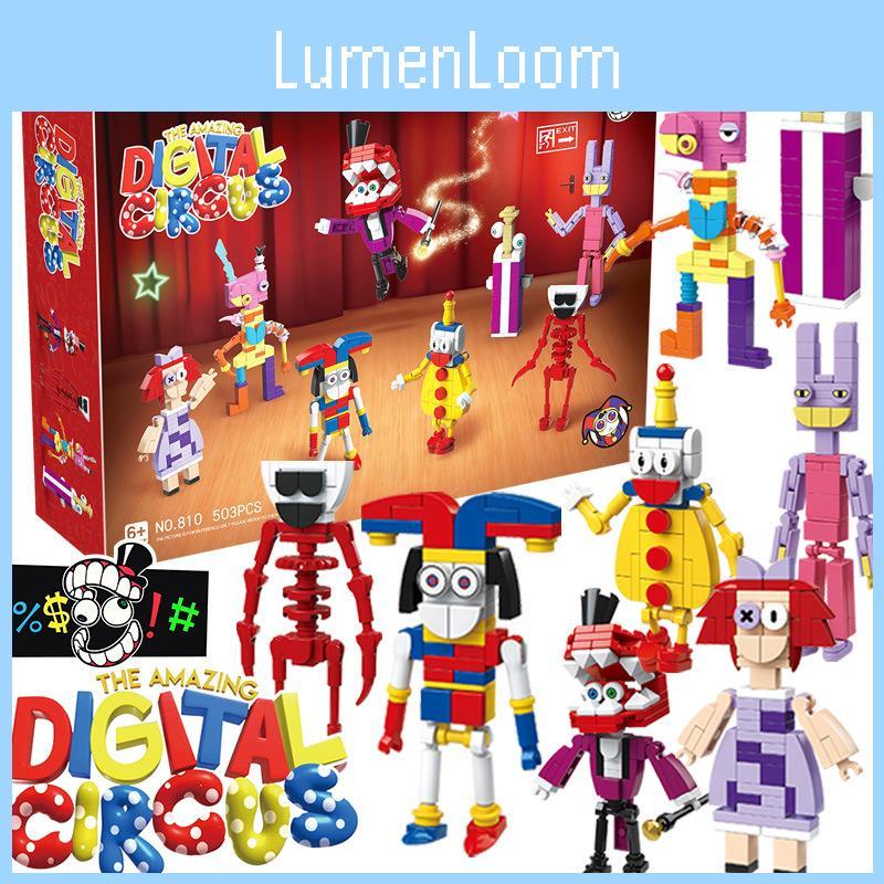 Exciting New Jax Animation Circus Building Blocks Toy Set For Kids With 400 To 800 Pieces