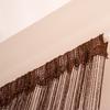 100x200CM Living Room String Curtain Shiny Tassel Silver Line Cortinas Solid Color Window Home Door Divider Curtain