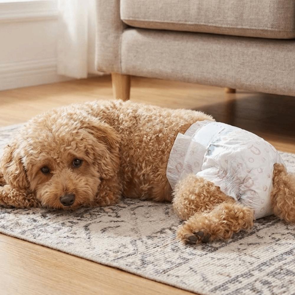 10PCS Super Absorption Dog Physiological Pants Breathable Disposable Diapers  Dog Travel