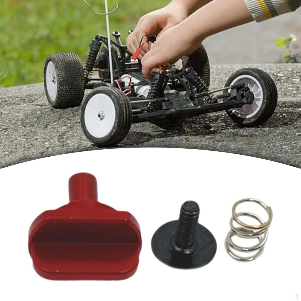 Aluminum Alloy Battery Fixed Switch Replace Parts DIY Accessories for 1/16 M162 H16V3 RC Hobby Car