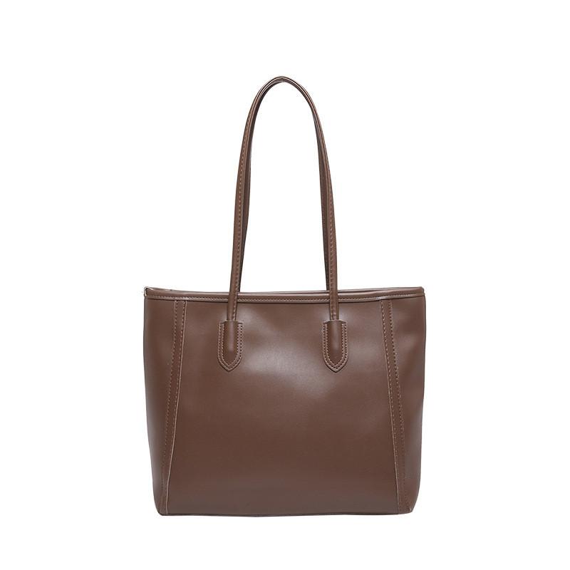 

Trendy And Versatile Women s Tote Bag With Zipper Closure Ideal For Everyday Outfits коричневий