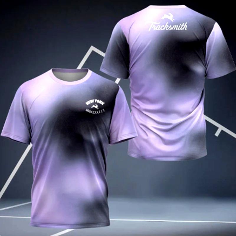 3D Digital Printing T-Shirt Teen Men's Short Sleeve Top Versatile Breathable