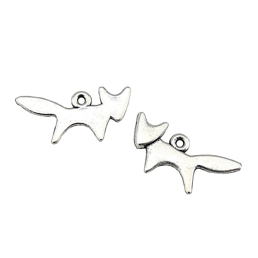 Retro Leopard Charms Metal Animal Pendants For Jewelry Making Handmade Supplies