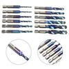 12PCS Hex Shank HSS Drill Bits Set For Aluminum Iron Metal Wood Plastic