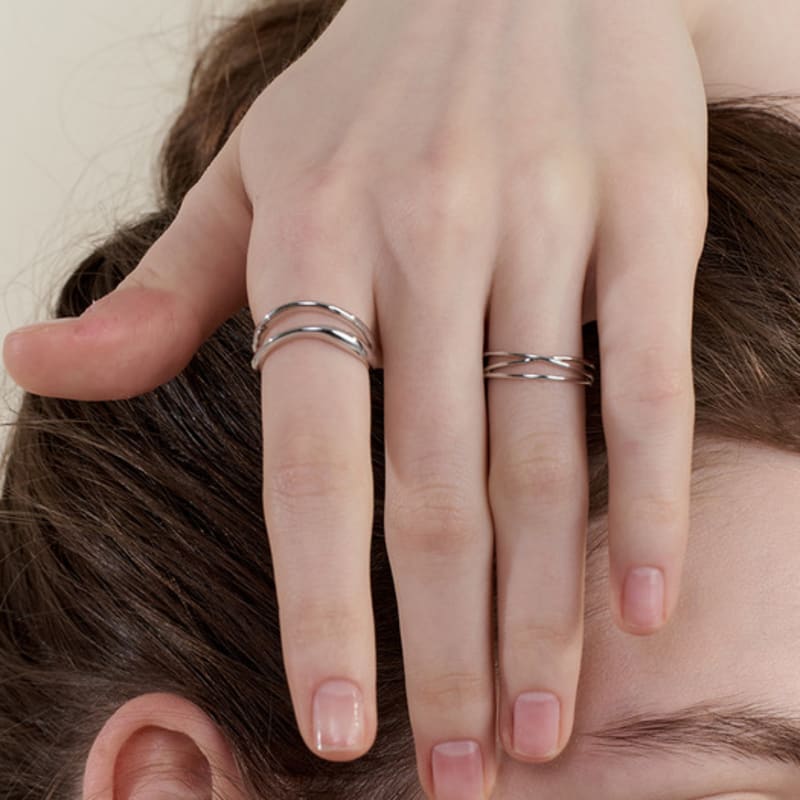 

Hey howl set ring White