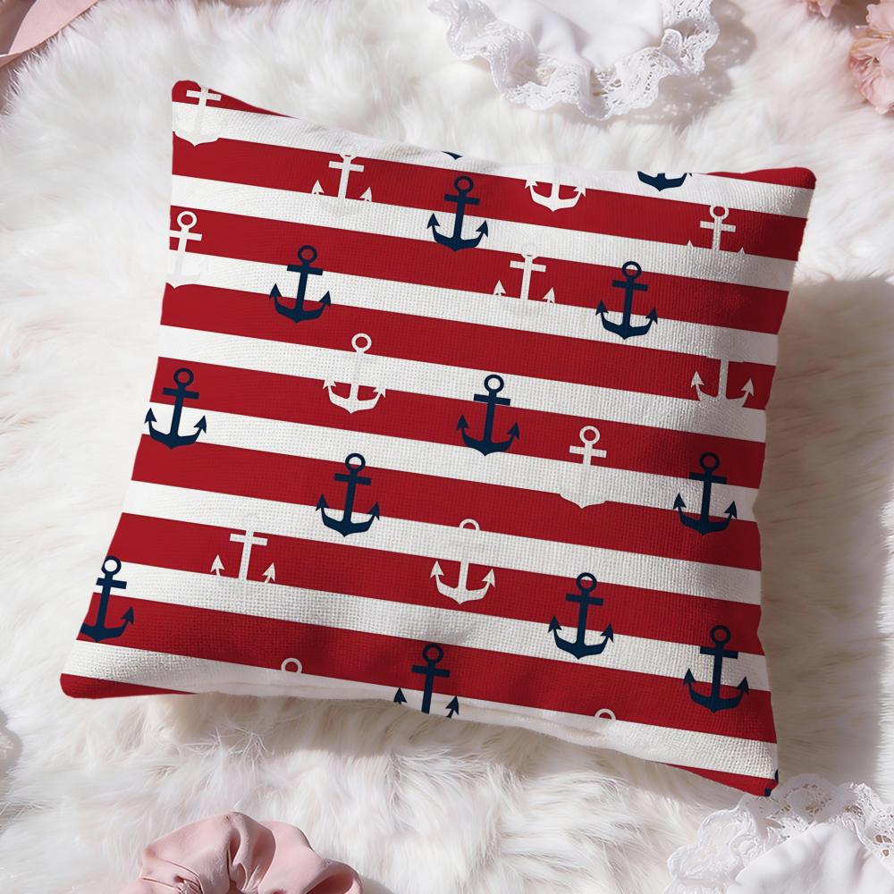 O-ocean Sailor Cushion Cover Premium Comfort Reversible Pillow Cove -Two In One Design for Any Room & Car Interior