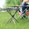 Folding Stool 4-legged with Storage Bag Mini Durable Stainless Steel Fishing Chair