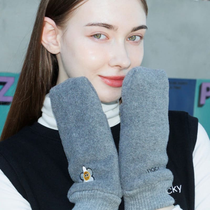 

macky winter golf gloves grey gray