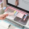 Monitor Memo Board Acrylic Message Panel Transparent Side Mount for Computer Monitor Multi-Functional Clip Phone Stand And Ruler Office Desk Organizer