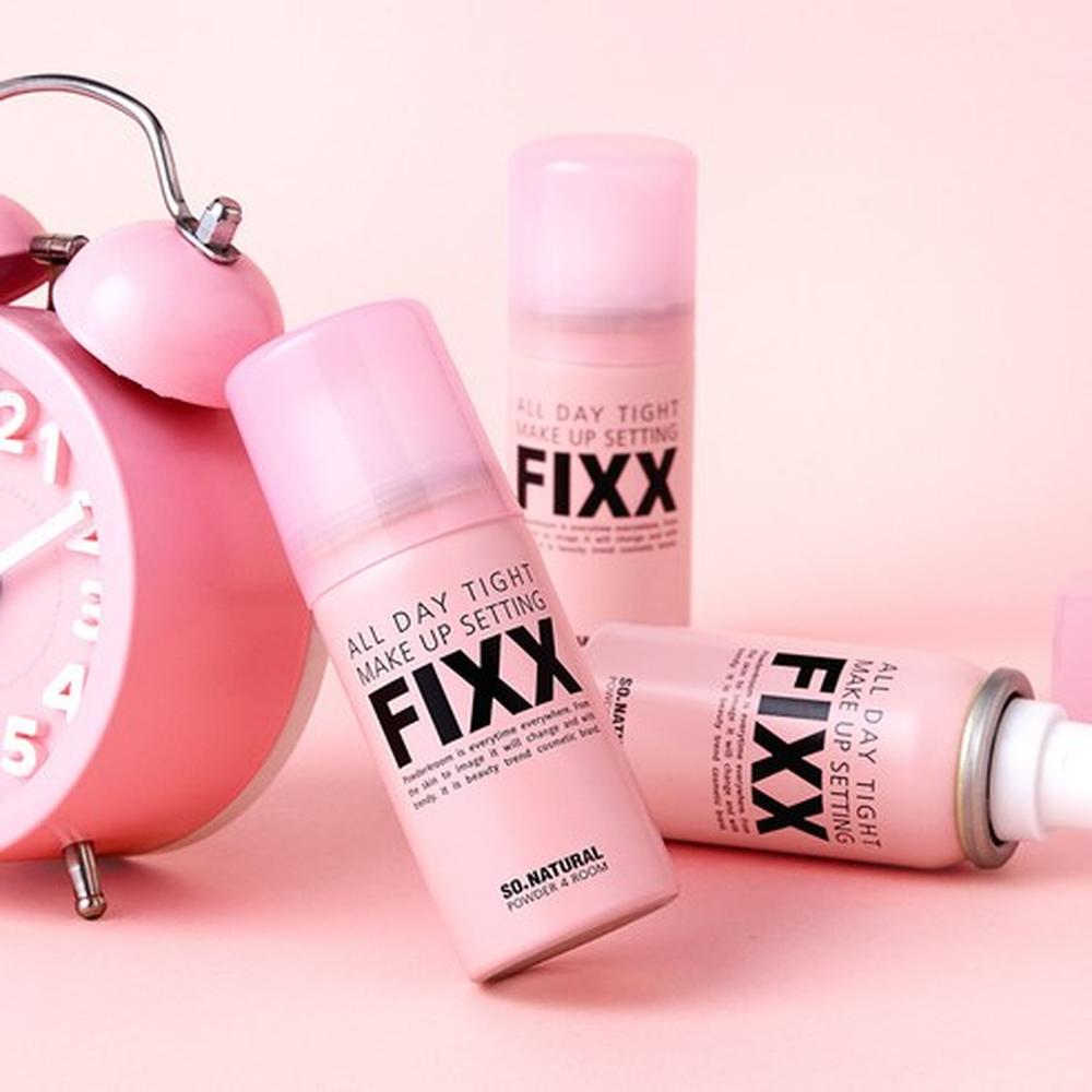 SO NATURAL All Day Tight Makeup Setting Fixer 35ml, Korean