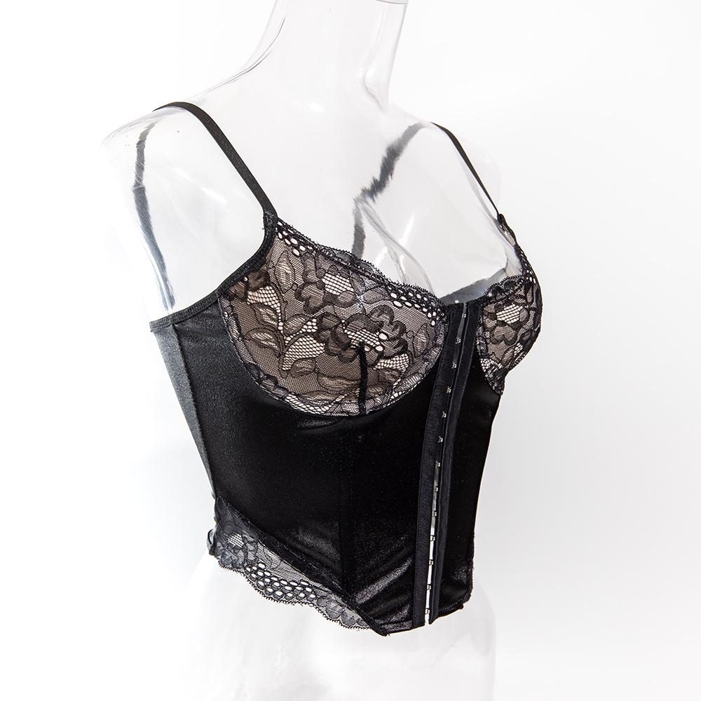 Hot-Selling Sexy Lace Camisole: Women's Underwire Summer Set