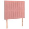 Maison Exclusive - Tête de lit Rose 90x5x118/128 cm Velours