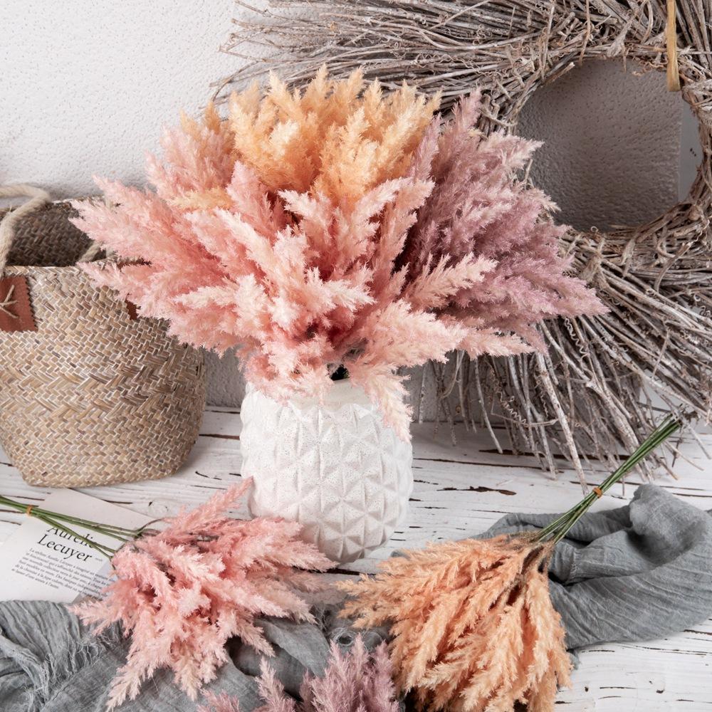 Artificial Astilbe Chinensis Flores Bouquet Artificial Flowers for Decoration Wedding Artificial шампанского
