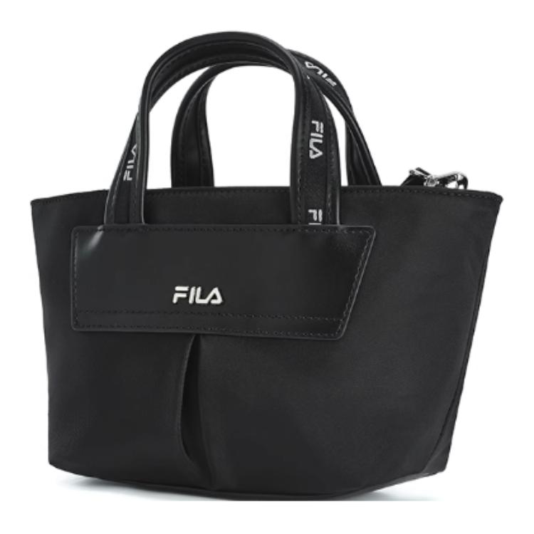 New FILA Fabric Handbag Shoulder Bag Crossbody Bag Extra Small Women's Black F13W439172FBK