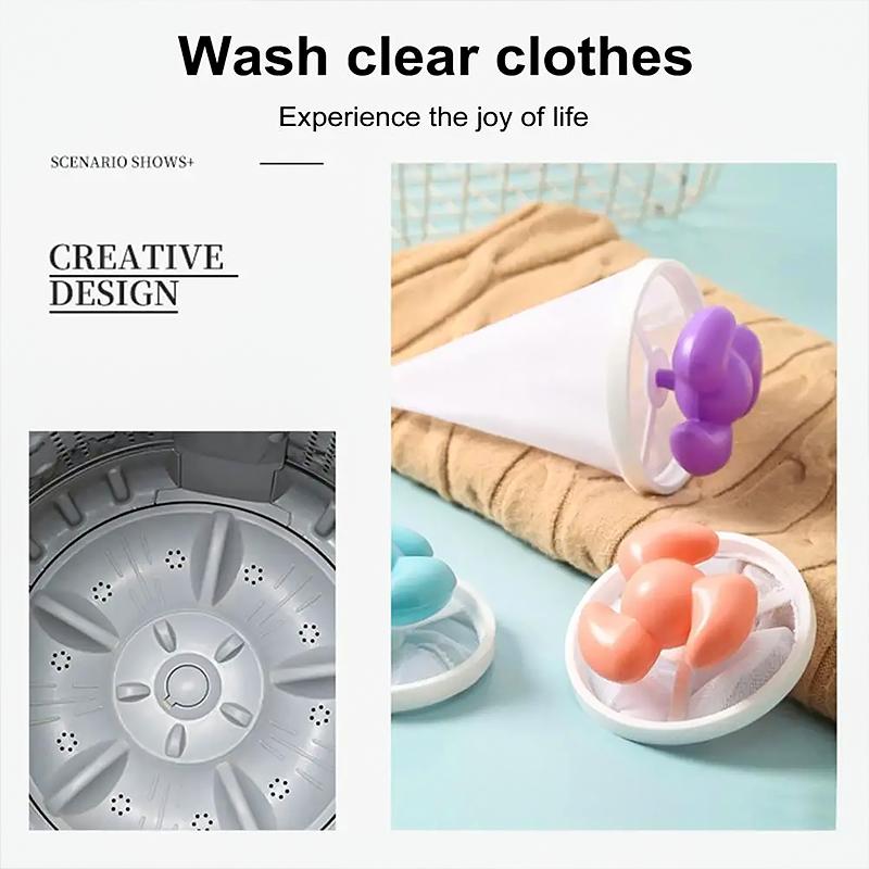 1PC/3PCS Washing Machine Repeated Use Hair Removal Device Collect Hair Neat Clothing Universal Type Cyclone Filter Convenient