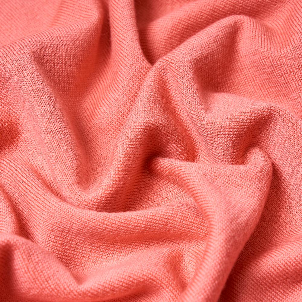 VERNO Short Sleeve Basic Polo Knit Pink